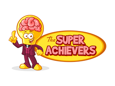 The super achievers mascot logo character