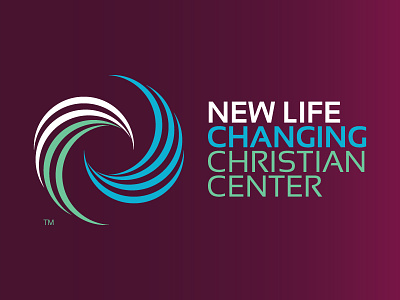 New Life Changing Christian Center center changing christian church creative design fellowship life logo design new