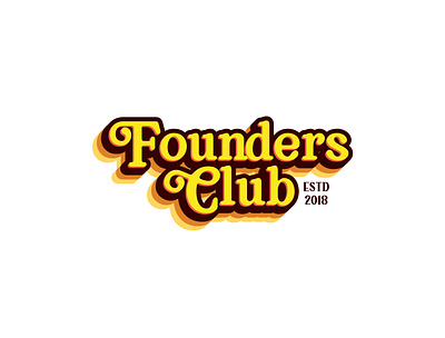 Founders Club club creative design exclusive founders houston lawyers logo design texas