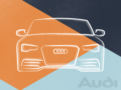 Audi 2013 RS5 Cabriolet abstract art audi car illustration rs5