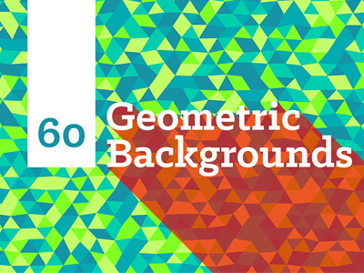 60 Geometric Triangle Backgrounds