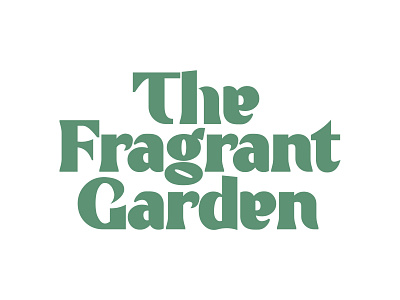 TheFragrantGarden Logo branding decor font garden graphic design green home idea inspiration logo modern plants typeface unique