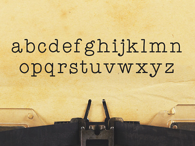 Detective - Typewriter Font