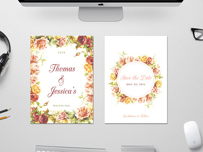 Floral Save The Date