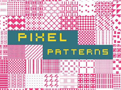 Pixel Patterns Typeface background font grid minimal modern pixel patterns seamless patterns subtle texture patterns typeface web patterns