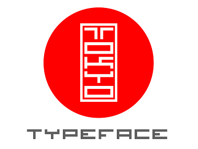 Tokyo Typeface asia condensed flat futuristic inkan seal japanese minimal modern neon ornamental tokyo traditional
