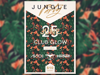 Jungle Party Flyer