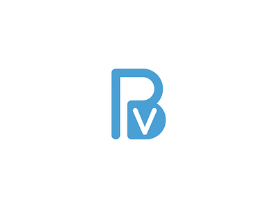 BPV Logo b birds blue brand drone eye identity logo mark p v view