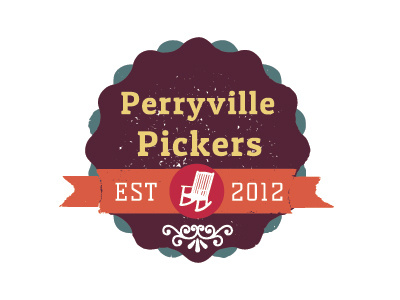 Perryville Pickers Logo Prototype 1 antique retro southern store unique vintage