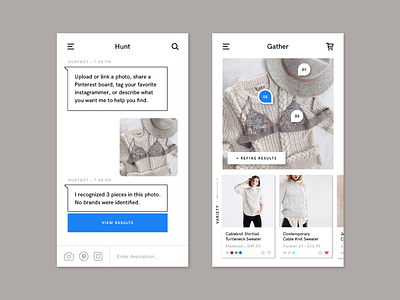 Exploring the Online Retail Experience app chatbot fashion handsome mobile retail shopping social tagging ui ux