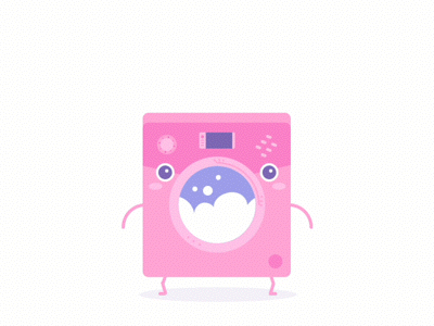 Washing Machine Animated with Principle by Christine Soules on Dribbble