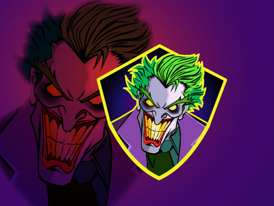 Joker mascot animation anubis art branding design dribbble human illustration logo logodesigner mascotlogo night mode typography ui vector website