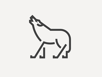 Wolf egyptian designer logo line minimal logo wolf wolf logo