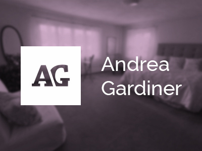 AG Logo Mark branding interior design logo mark typography