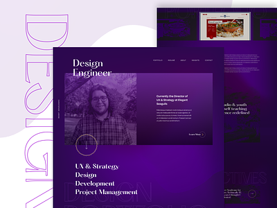 Launching my first portfolio in 8 years! design design engineer front-end developer music portfolio responsive ui ux web design wordpress