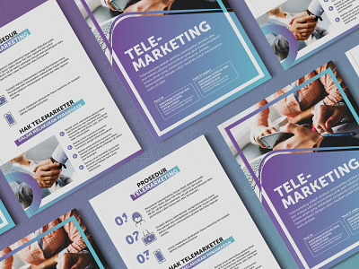 TELEMARKETING Brochure Design brand identity branding branding design brochure design telemarketing