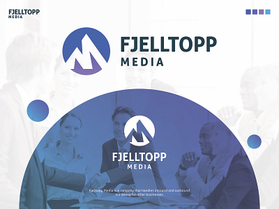 FJELLTOPP MEDIA Logo Design artworks branding branding design logo logo branding logo design