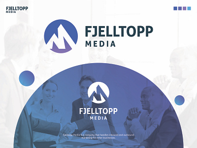 FJELLTOPP MEDIA Logo Design