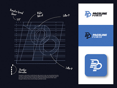 PACELINE POWER Logo Design brand identity branding branding design logo logo branding logo design ui design visual identity