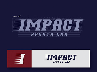 IMPACT SPORTS LAB Logo Design brand identity branding branding design logo logo branding logo design visual identity