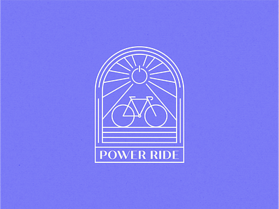 Power Ride E-bike Logo badge badge design badge logo brand identity branding ebike edmonton graphic design illustration line art linework logo logo design logo design concept modern monoline monoline logo vector yeg