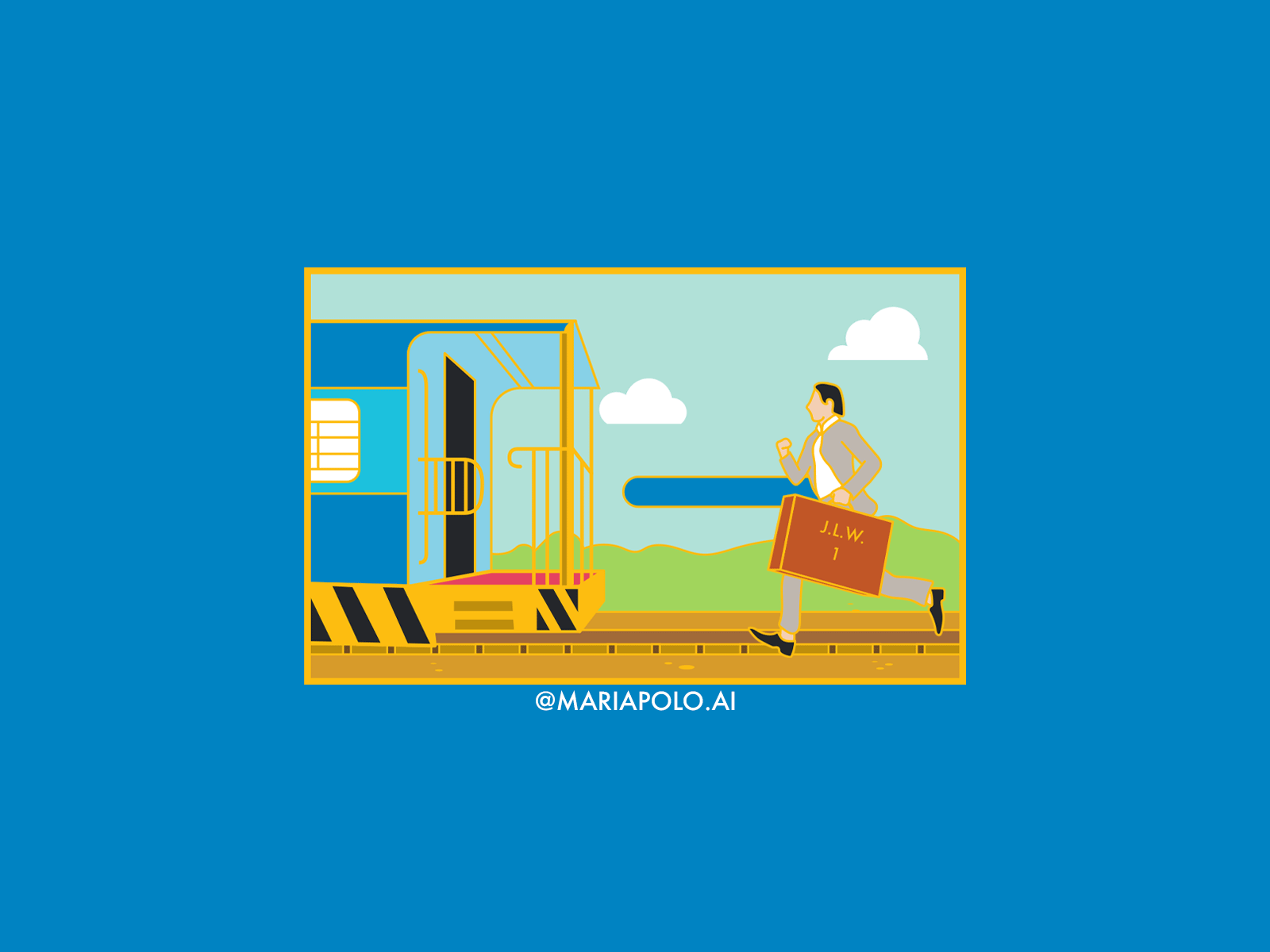 The Darjeeling Limited - Enamel Pin Design by Maria Polo