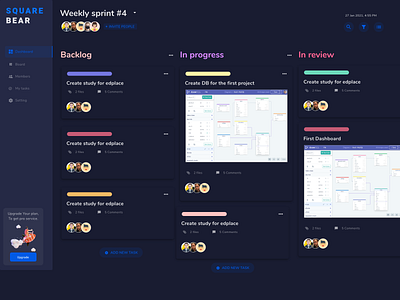 Jira dashboard Dark mode