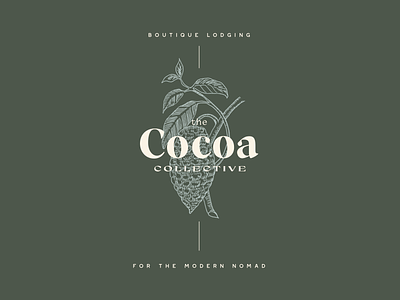 The Cocoa Collective branding chocolate design hospitality hotel illustration logo