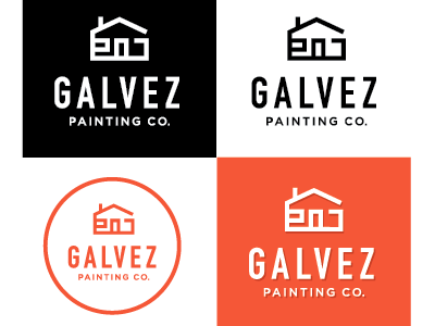 Galvez Painting Co. Colorways house logo paint