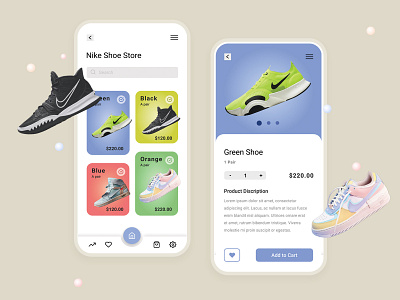 Shoes App app branding design flat illustration uidesign