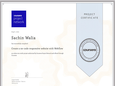 Coursera Project Certificate