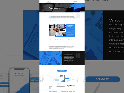 Internal Page Design by Sachin Walia on Dribbble