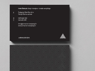 Armarion furniture business card business card furniture modern modernism