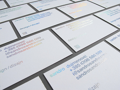 Personal duplex business cards arjo wiggins duplex foil holographic luxury premium print typography