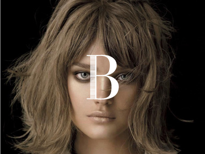 Bella colore! bella comb didot hair salon logotype luxurious serif