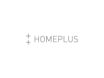 Homeplus consulting estate geometry gestalt home logo logotype plus real real estate