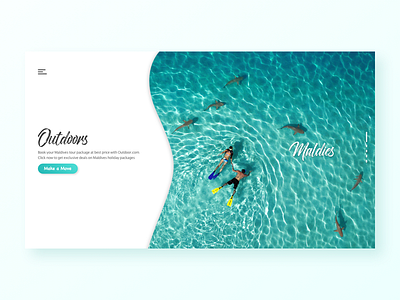 Travel Website clean clean creative design flat font interface lettering minimal nature portfolio sketch