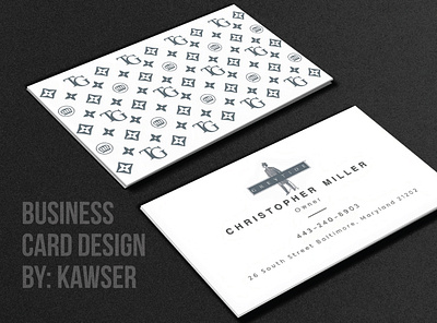 Minimalist Business Card Design brand identity business business card design eye catching fiverr freelance designer freelancer kawser mazumder anik lettering logodesign minimal minimalism minimalist photoshop simple design simple logo stationery unique visiting card design visitingcard