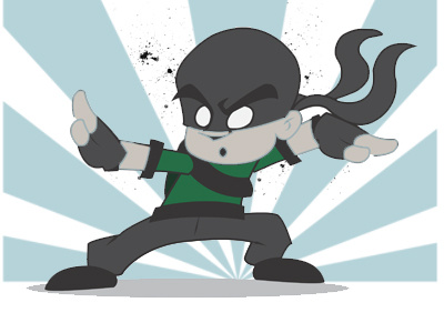 Ninja D Animation animation anime art cartoon character design graphics illustration illustrator mascot vector