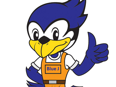 Blue J Mascot adobe art design digital illustration illustration illustrator logo mascot vector