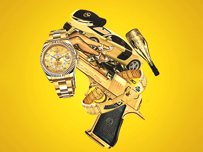 Value Of Nothing (Single Artwork) gold hiphop money music nothing of rap rapzilla value watches yellow
