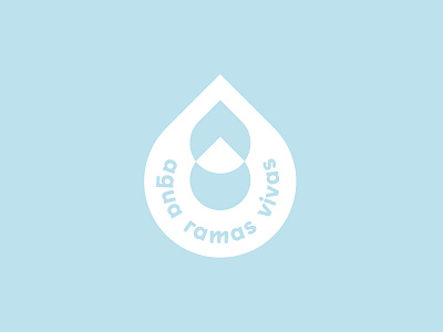 Agua Ramas Vivas beverage branding design dominican republic graphic design logo minimal water