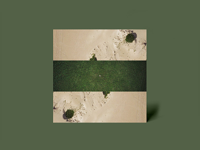 MOUNTAIN/VALLEY album cover green lifepoint minimal music shot