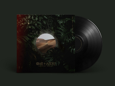 Come & Adore [Concept] album covers desert graphic design logo music photomanipulation tropical