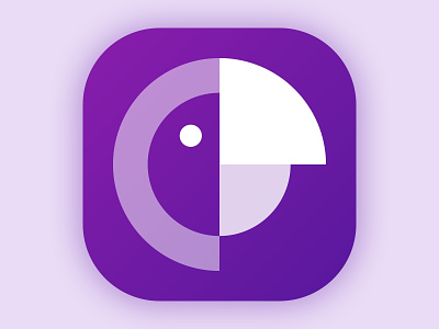 Parrot branding app icon ios logo