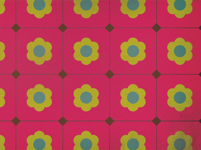 Gaudi Floral Pattern flower gaudi pattern pink