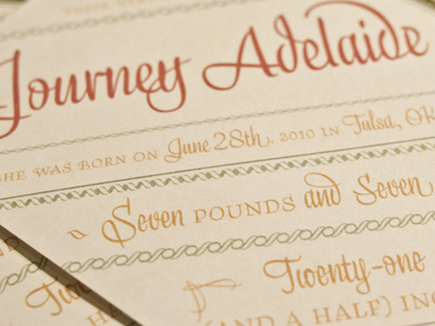 Journey Adelaide announcement liza personal type