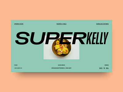 Superkelly landing page