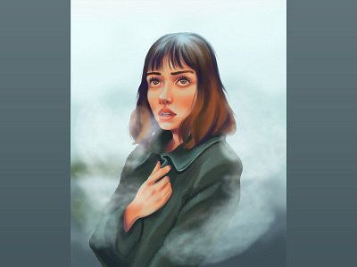 In the cold & the mist art artwork digitalart digitalpainting drawing illustration procreate