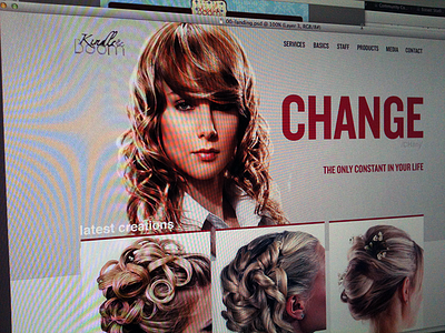 Kindle & Boom Website Redesign (desktop & mobile) WIP desktop fashion hair mobile redesign responsive